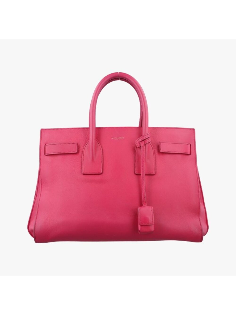 Saint Laurent Sac de Jour Small Rose Red Leather Handbag